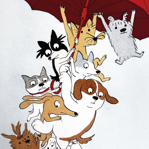 The doggies / The umbrella - Image 1