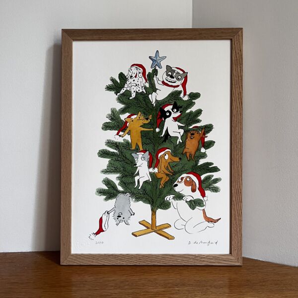 The doggies / Christmas tree