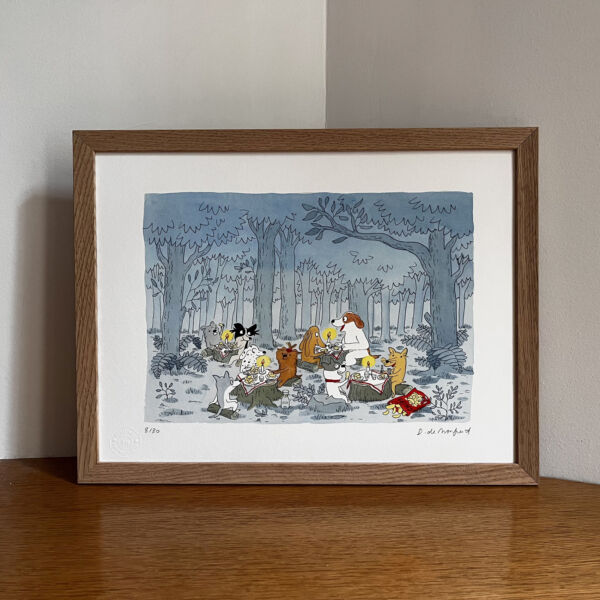 The doggies / Picnic in the forest