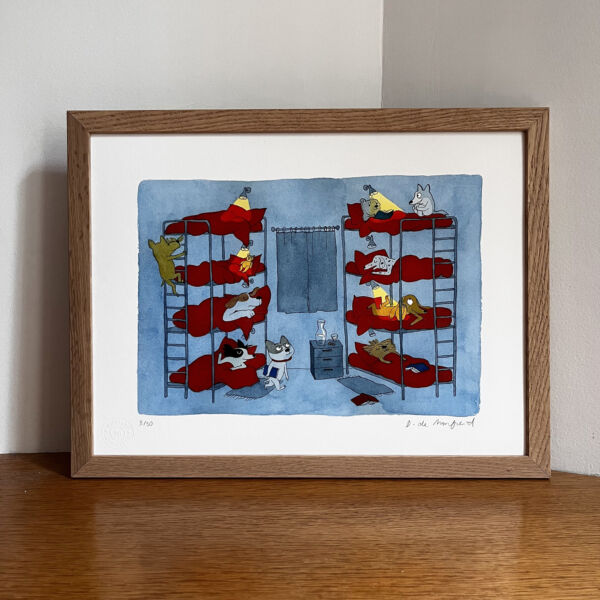 The doggies / Shhh! We are sleeping