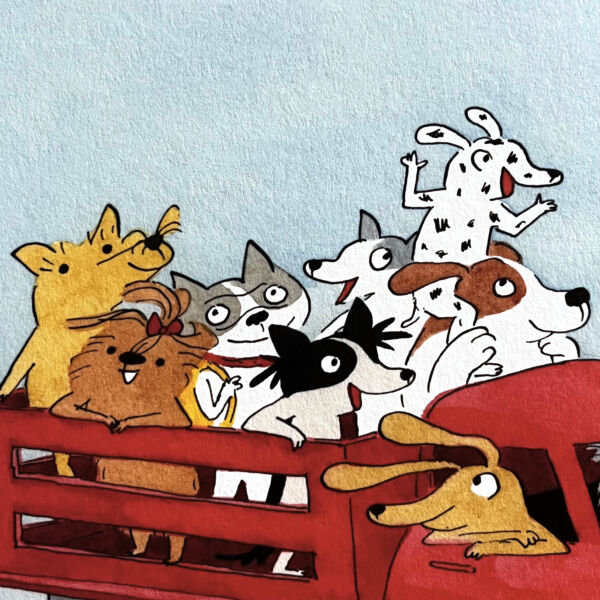 The doggies / The truck - Image 1