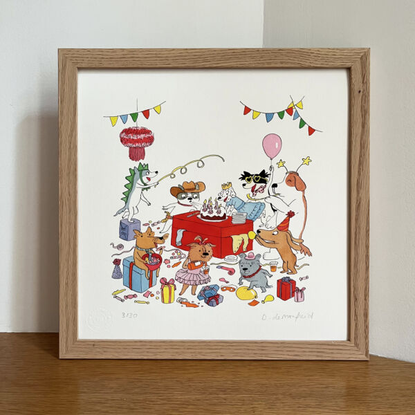 The doggies / A birthday