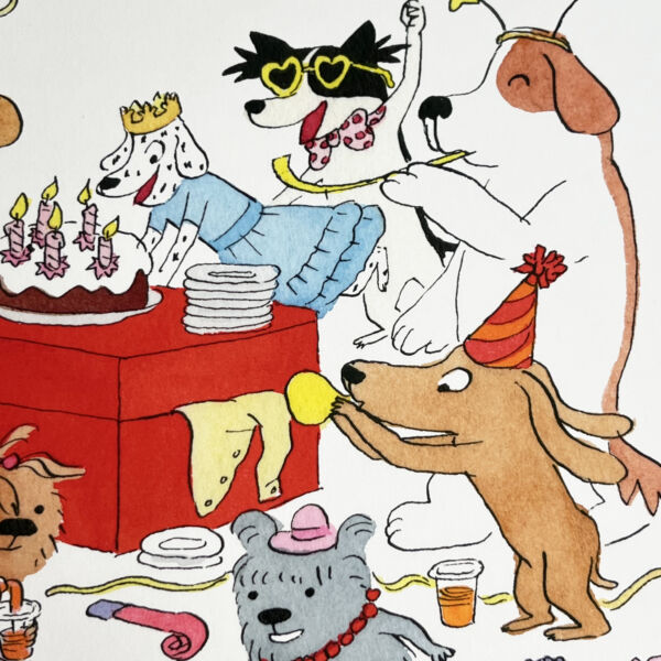 The doggies / A birthday - Image 1