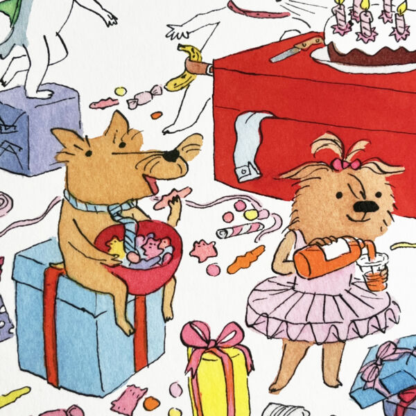 The doggies / A birthday - Image 2