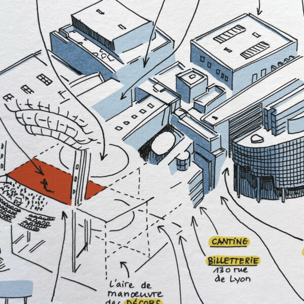 Lyrical Fantasy / Map of the Opéra Bastille - Image 1