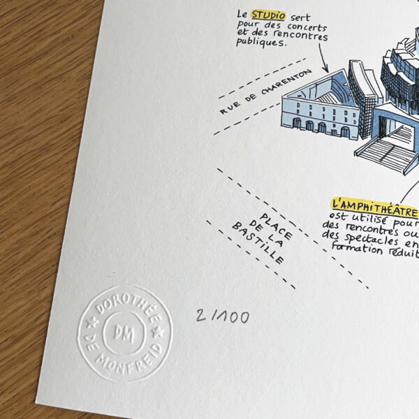 Lyrical Fantasy / Map of the Opéra Bastille - Image 2