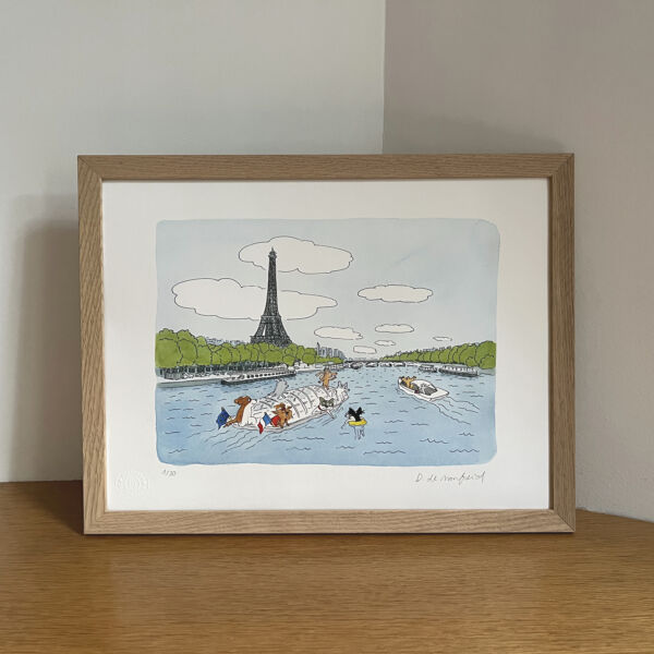 Les toutous / En bateau à Paris