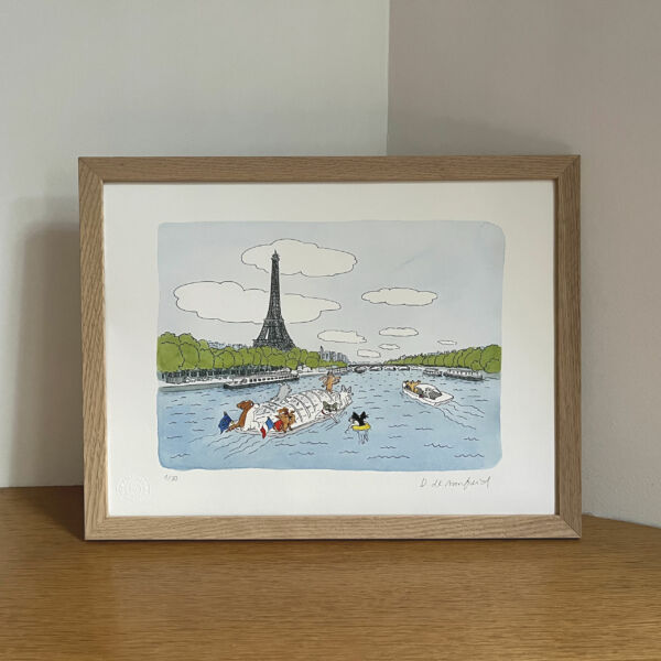 The doggies / Boat trip in Paris