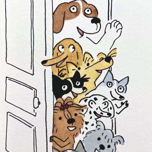 Les toutous / Derrière la porte - Image 1