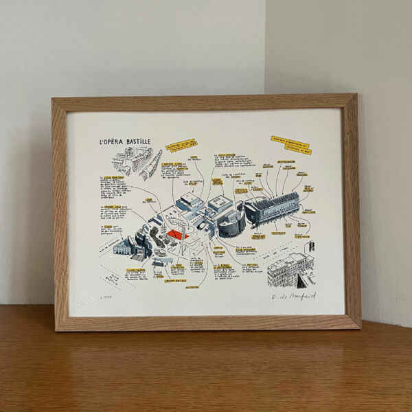 Lyrical Fantasy / Map of the Opéra Bastille