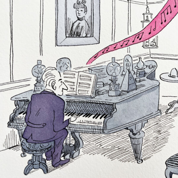 Ravel au piano (original) – Image 1