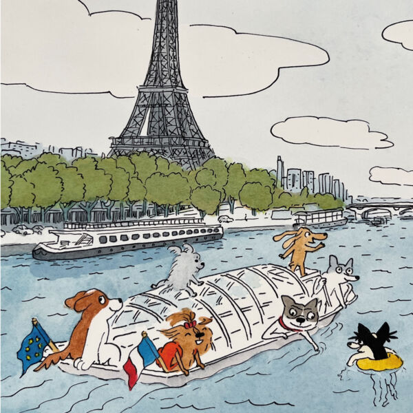 Les Toutous / En bateau à Paris (original) – Image 2