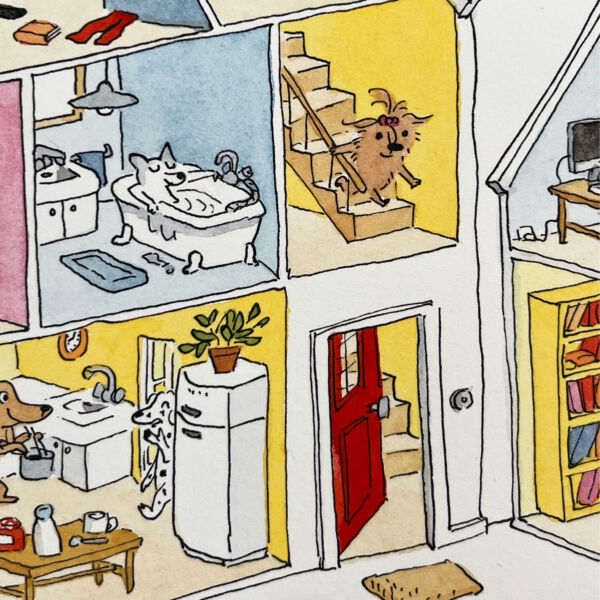 Les Toutous / La maison (original) – Image 1