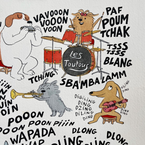 Les Toutous / La musique (original) – Image 1